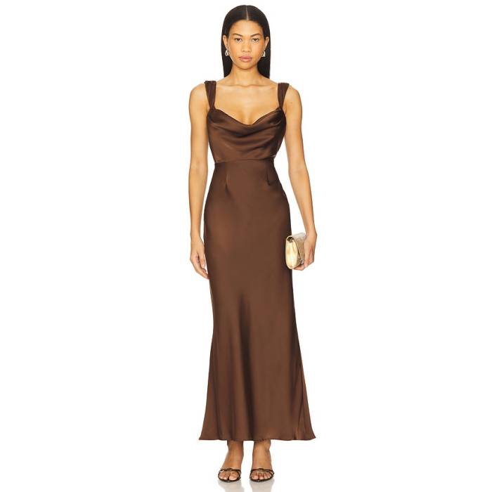 Runaway The Label 【 Margot Maxi Dress Women Chocolate 】 ドレス レディース｜スニケス