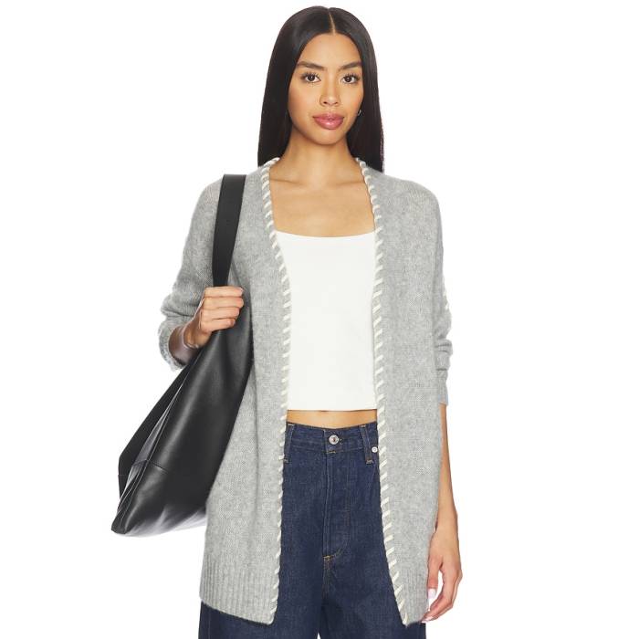 W. Cashmere 【 Jessamine Midi Cardigan Women Flint 】 ジレー レディース