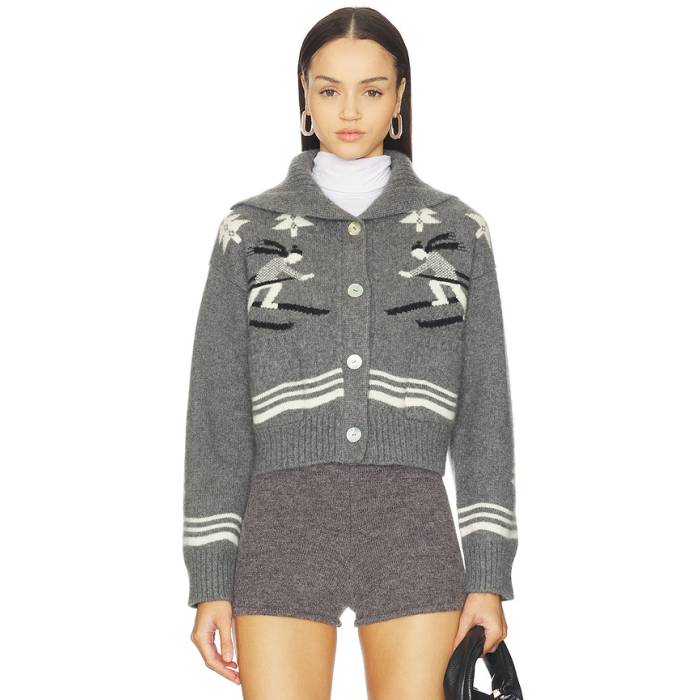 Calle Del Mar 【 Ski Cardigan Women Thunder 】 ジレー レディース サンダー