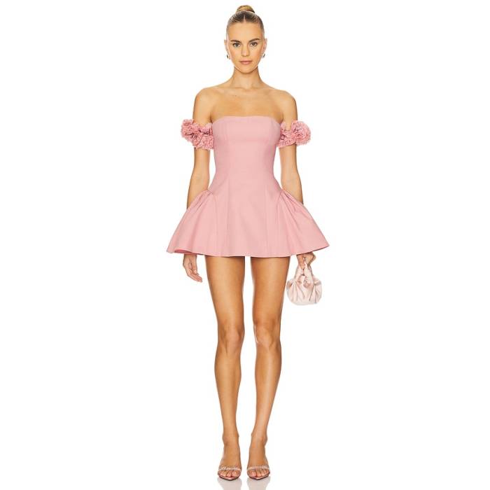 Nana Jacqueline 【 Flora Dress Women Pink 】 御召しもの レディース pink サクラ色