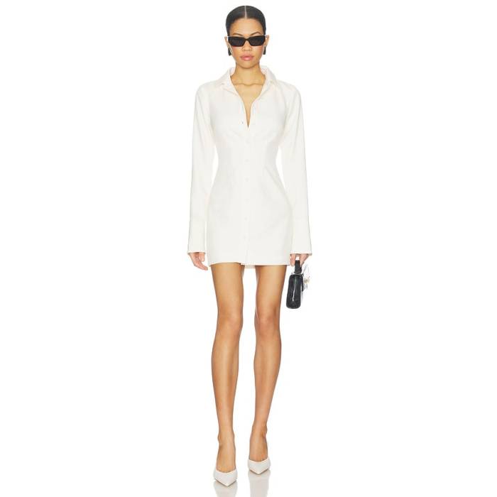 All The Ways 【 Belina Mini Dress Women Ivory 】 御召しもの レディース 象牙色