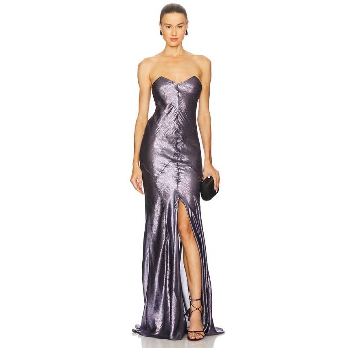 Maria Lucia Hohan 【 Cerise Gown Women Lilac 】 レディース