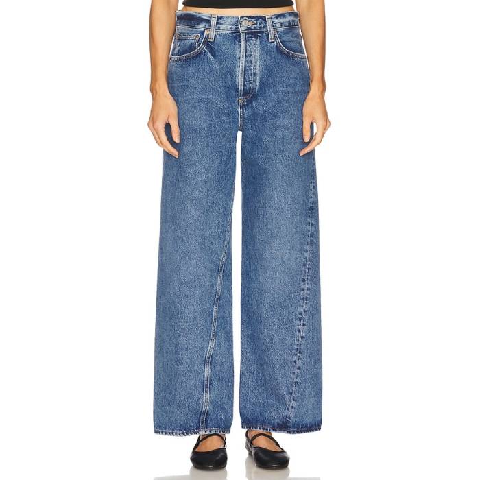 Agolde 【 Twist Low Slung Baggy Jeans Women Myth 】 デニム レディース