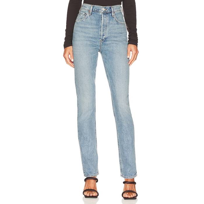 Agolde 【 Freya High Rise Slim Jeans Women Jargon 】 ご機嫌 ライズ slim か細い デニム レディース