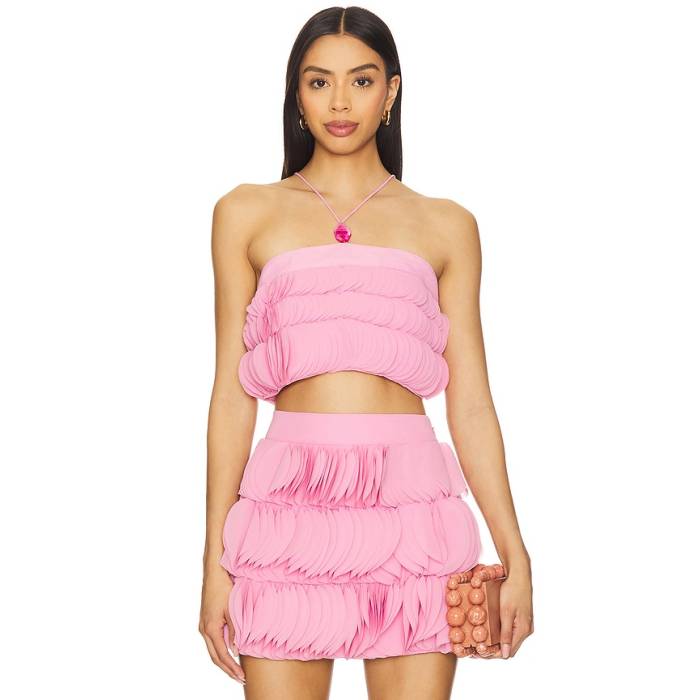 Amur 【 Capri Top Women Pink Opal 】 レディース pink サクラ色