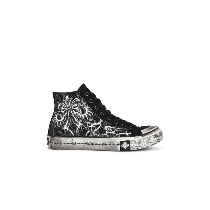アフリクション Affliction 【 Skeleton Shoe Men Black 】 メンズ 黒いこと 黒いこと