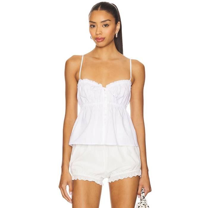 Tularosa 【 Liv Top Women White 】 レディース 白いこと 白いこと