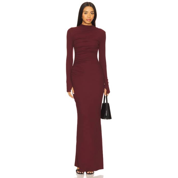 セブンワンダー Seven Wonders 【 Petra Sleeved Maxi Dress Women Wine 】 ドレス レディース|スニケス