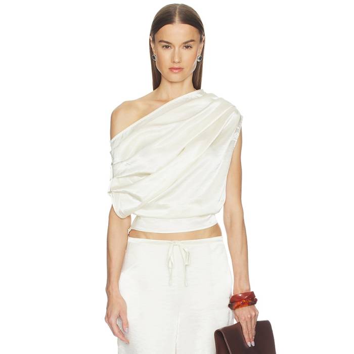 Sndys 【 Dove One Shoulder Top Women Cream 】 レディース クリーム|スニケス