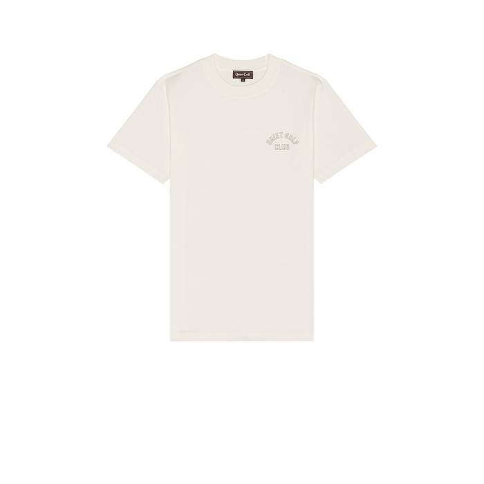 Quiet Golf 【 Qgc Tee Men White 】 プルオーバー メンズ 白いこと 白いこと