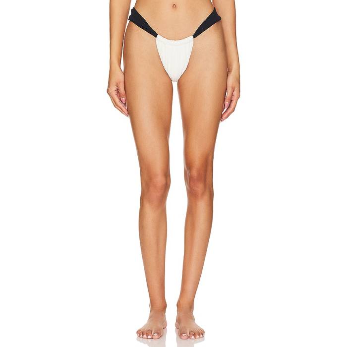 モンシー Montce 【 X Olivia Culpo Sandra Bikini Bottom Women Cream Terry Rib 】 ズボン ボトムス レディース クリーム｜スニケス