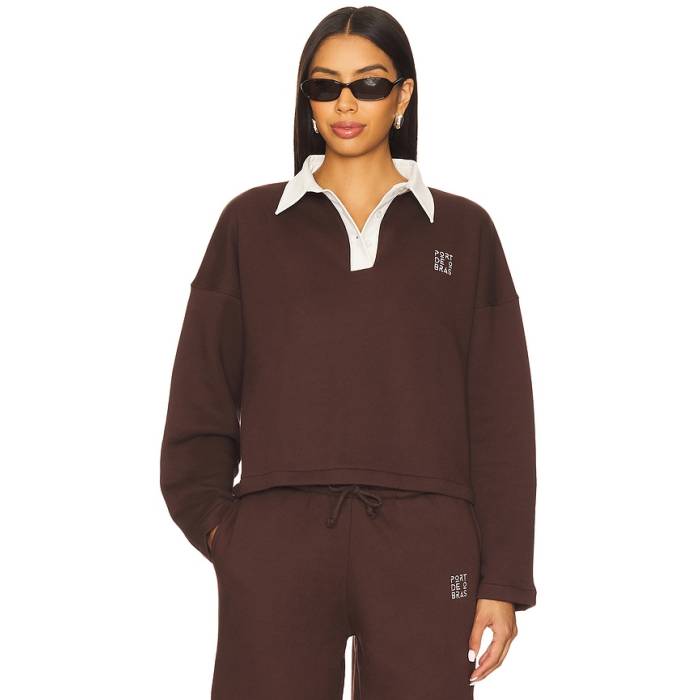 Port De Bras 【 Sofia Sweater Women Dark Chocolate 】 調教師 レディース