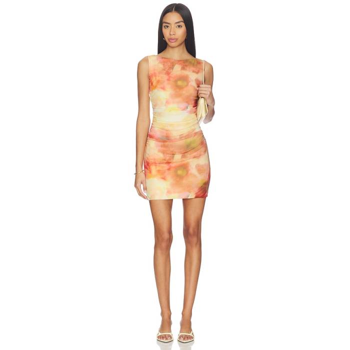 ミンクピンク Minkpink 【 Aria Mesh Mini Dress Women Watercolour Floral 】 ドレス レディース|スニケス