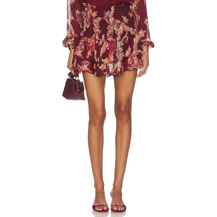 Hemant And Nandita 【 Skirt Women Maroon 】 レディース マルーン|スニケス