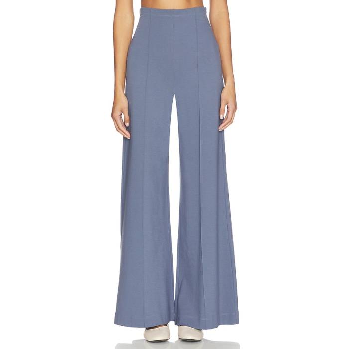 Ripley Rader 【 Ponte Knit Wide Leg Pant Women Sea Blue 】 編み物 ズボン下 レディース 青味 青み