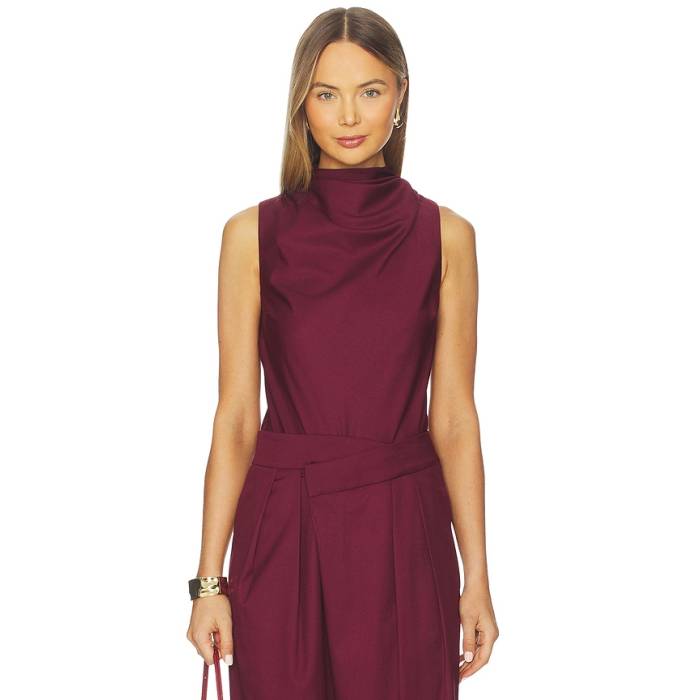 Et Ochs 【 Monroe Bodysuit Women Ox Blood 】 上半身背広 レディース