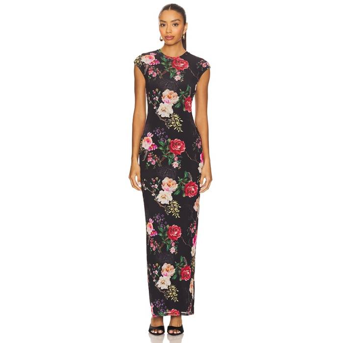 Afrm 【 Cody Dress Women Noir Summer Rose 】 御召しもの レディース Summer 夏時 Rose サクラ色
