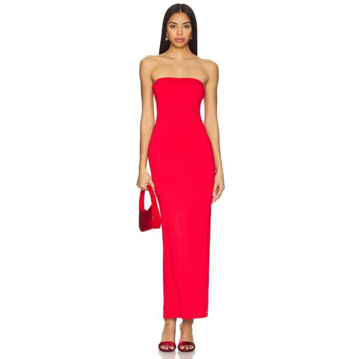 Afrm 【 Dunn Dress Women Risky Red 】 お召しもの レディース Red 赤・赤いこと