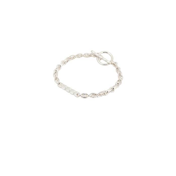 Maple 【 Steely Bracelet Men Silver 925 】 腕輪 メンズ Silver しろがね色・しろがね色