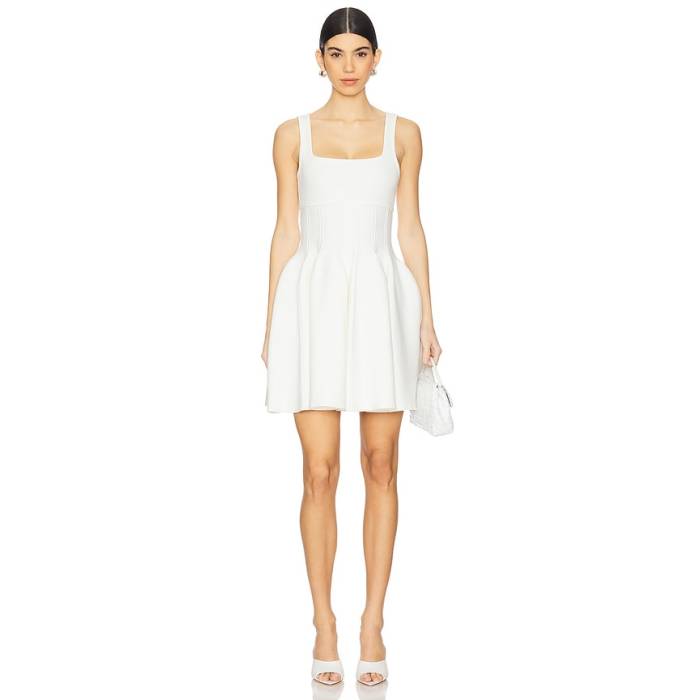 Simkhai 【 Elektra Mini Dress Women Ivory 】 お召しもの レディース 象牙色