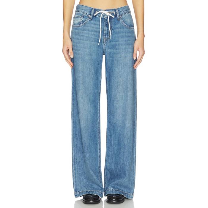 ハドソンデニム Hudson Jeans 【 Drawstring Rylee Low And Loose Women Alloy 】 レディース