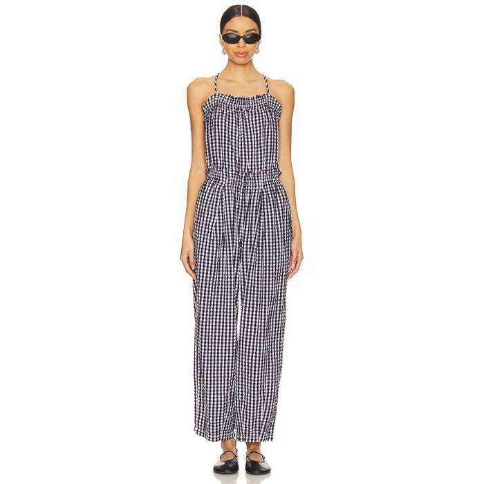 フリーピープル Free People 【 Retro Heatwave Gingham One Piece Women Black Combo 】 レトロ レディース 黒いこと 黒いこと
