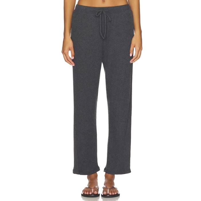 Perfectwhitetee 【 Remi Drawstring Pant Women Charcoal 】 ズボン下 レディース 濃灰色