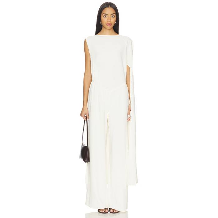 Weworewhat 【 Draped Dolman Sleeve Jumpsuit Women Ivory 】 Sleeve 衣袂 飛び降りる背広 レディース 象牙色