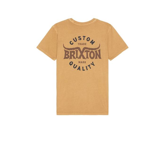 ブリクス米トン Brixton 【 Gibson Short Sleeve Standard Tee Men Duon Worn Wash 】 Sleeve 衣袂 standard 判定基準 ティーシャツ メンズ