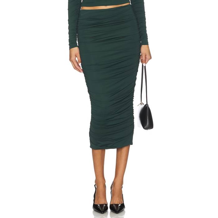 Seroya 【 Darcy Midi Skirt Women Evergreen 】 レディース｜スニケス 22,680円