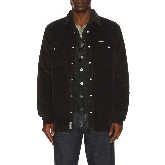 Sendero Provisions Co. 【 The Wyatt Pearl Snap Shirt Men Charcoal 】 パール メンズ 濃灰色