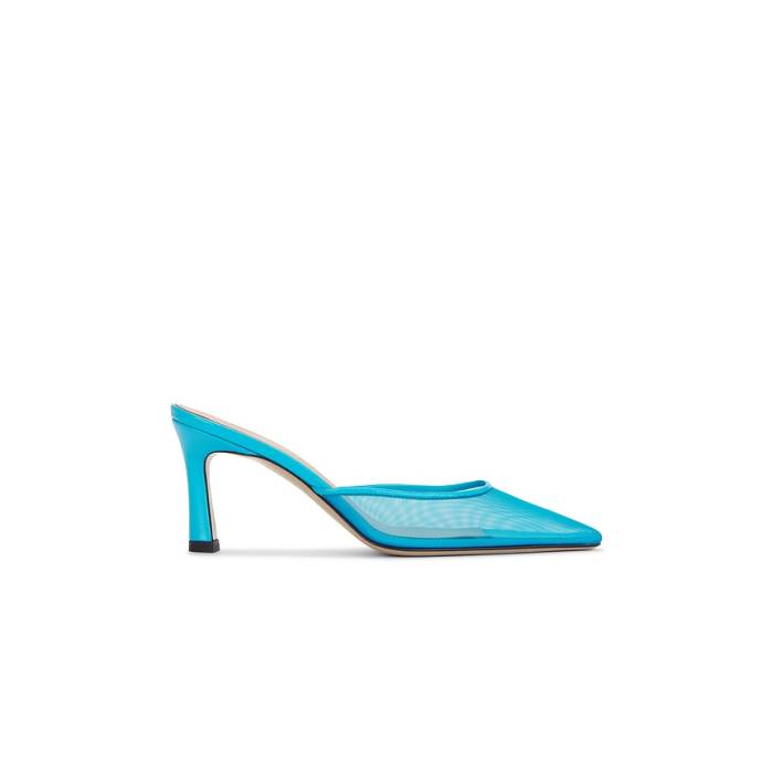 ジ・アティコ The Attico 【 Juno 75Mm Mule Women Bright Blue 】 レディース 青碧 青碧