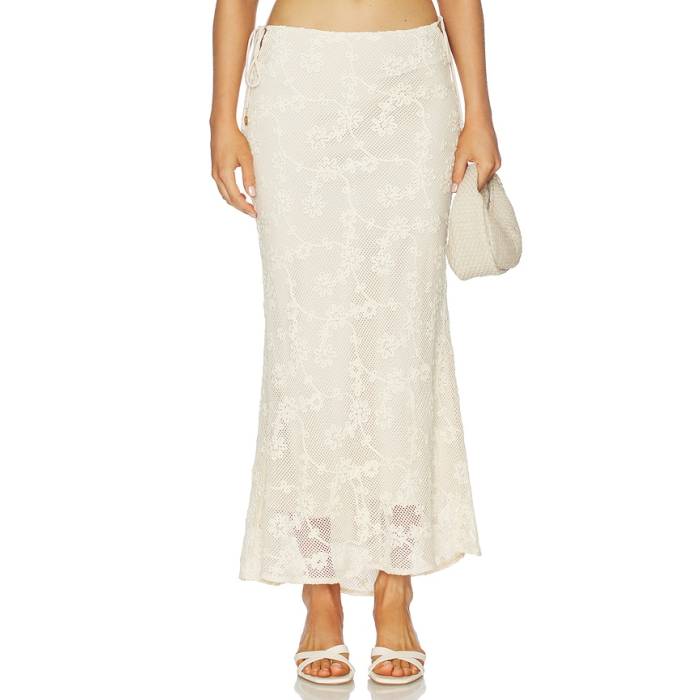 クラニ キニス Kulani Kinis 【 Lace Side Tie Maxi Skirt Women Sweet Nothings 】 ネクタイ レディース｜スニケス