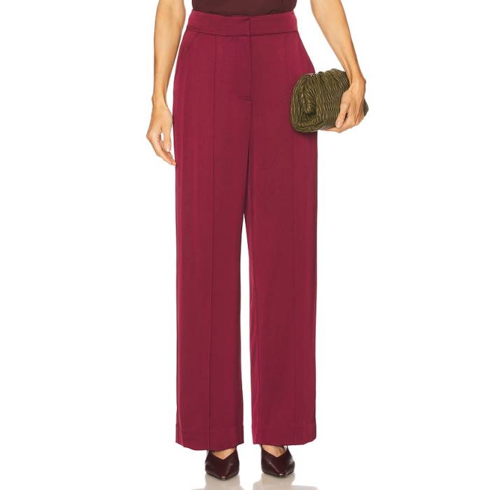 Simkhai 【 Kyra Wide Leg Pant Women Cranberry 】 パンツ レディース｜スニケス