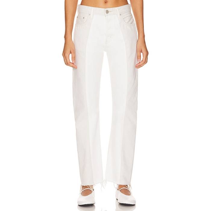 Moussy Vintage 【 Raintrec Straight Jeans Women White 】 デニム レディース 白いこと 白いこと