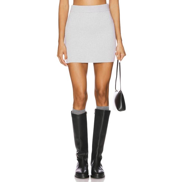 Superdown 【 Sariyah Mini Skirt Women Grey 】 レディース 灰色 グレー｜スニケス