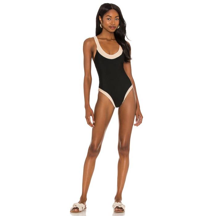 House Of Harlow 1960 【 X Revolve Rosa One Piece Women Black \u0026Amp; Nude 】 レディース 黒いこと 黒いこと