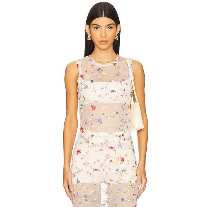 L\u0027academie 【 By Marianna Ninah Top Women Mayfair Floral 】 レディース