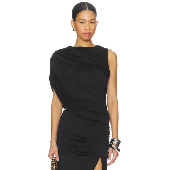 アマンダアプリチャード Amanda Uprichard 【 Leo Top Women Black 】 レディース 黒いこと 黒いこと