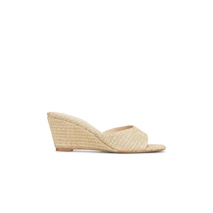 スティーブマデン Steve Madden 【 Seleste Sandal Women Gold Raffia 】 レディース ゴールド