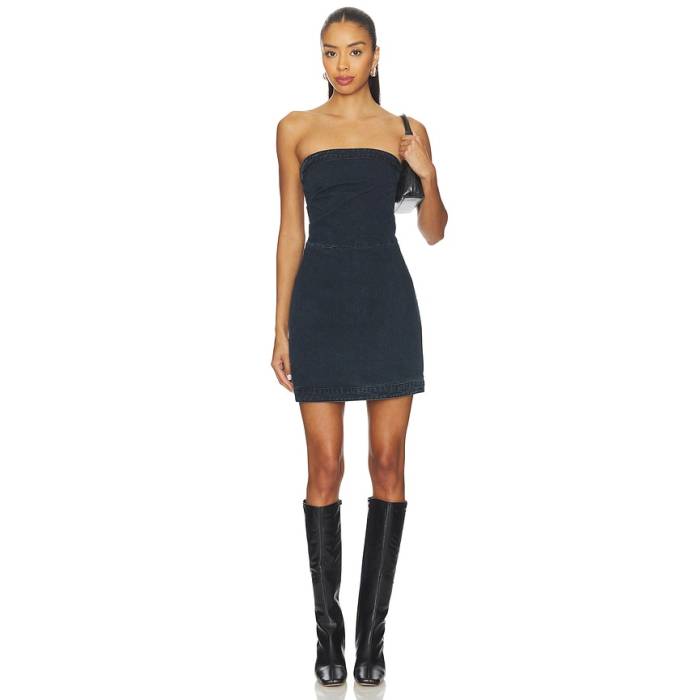 Sndys 【 Nomi Denim Mini Dress Women Indigo Blue 】 ジーンズ お召しもの レディース 藍色・インディゴ 青み 青色