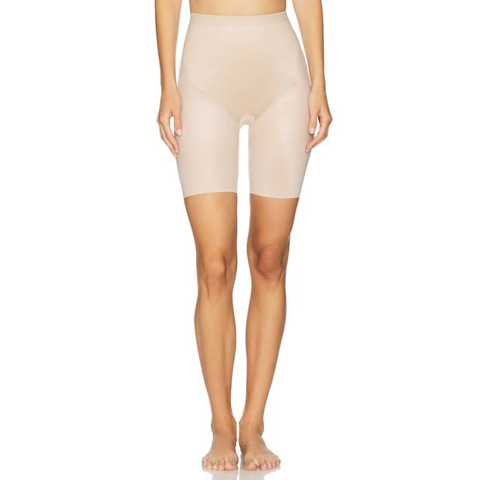 渡り間クス Spanx 【 Shape Invisible Short Women Champagne Beige 】 レディース ベージュ