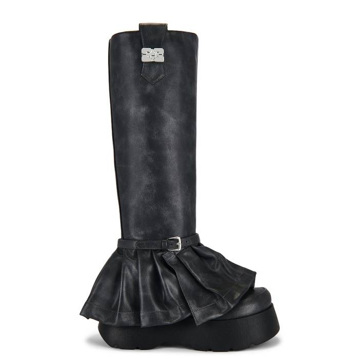 ガニー Ganni 【 Kat Platform Boot Women Ebony 】 ブーツ レディース|スニケス
