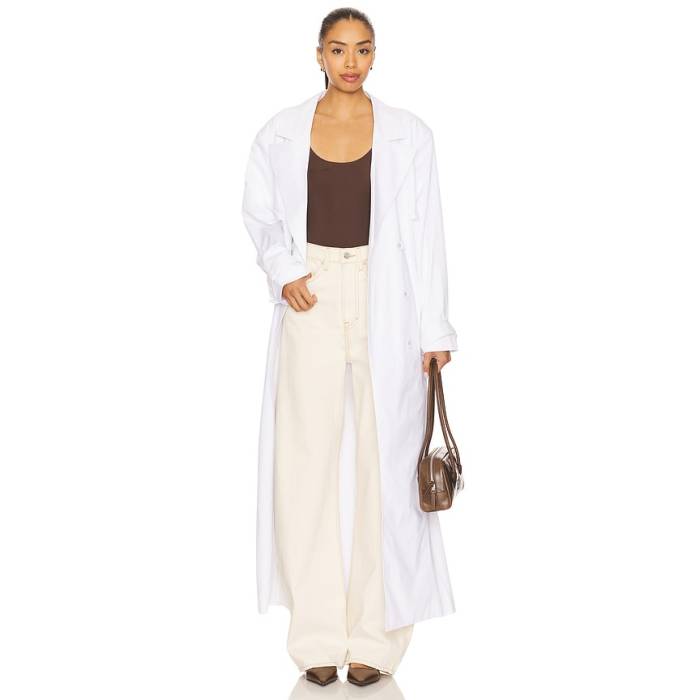 Afrm 【 The Soft Trench Coat Women Bright White 】 レディース 白色 ホワイト｜スニケス