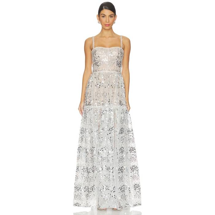 Bronx And Banco 【 Midnight Embellished Gown Women White 】 レディース 白いこと 白いこと