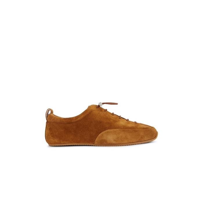 By Far 【 Prudent Suede Sneaker Women Summer Tan 】 スエード・スウェード 靴 スニーカー レディース Summer 炎節