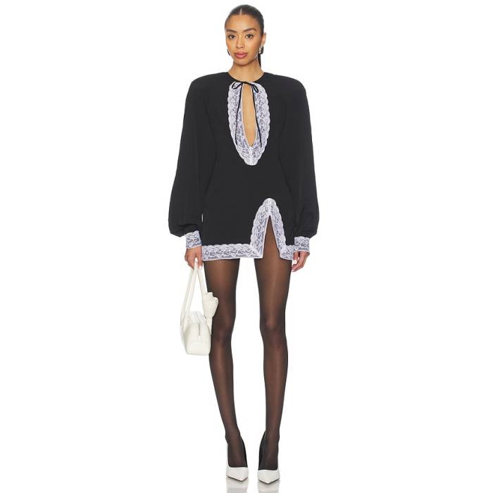 Rowen Rose 【 Abito Dress Women Black \u0026Amp; White 】 お召しもの レディース 黒いこと 黒いこと 白いこと 白いこと