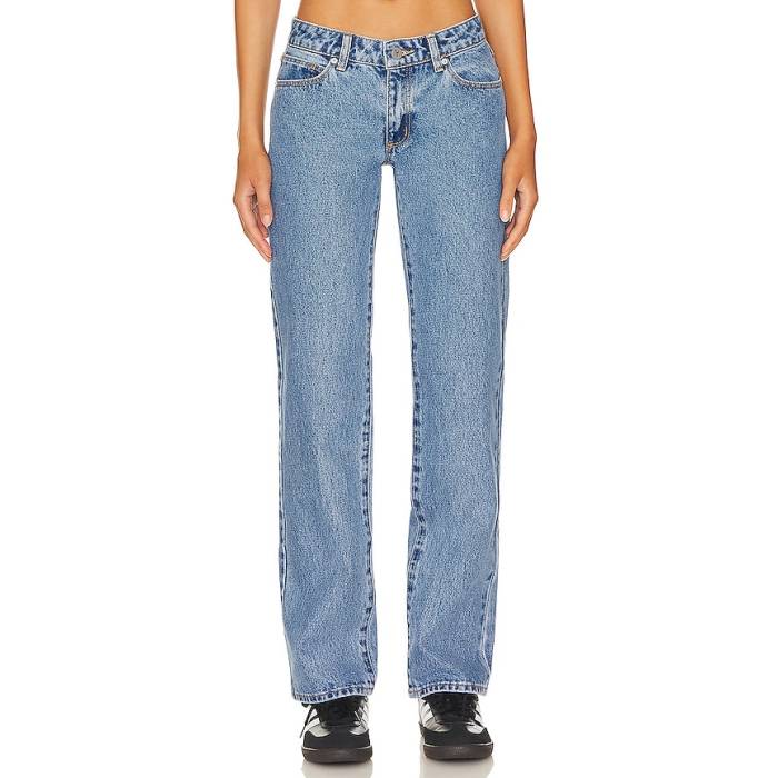 Abrand 【 Low Rise Straight Jeans Women Katie 】 ライズ デニム レディース