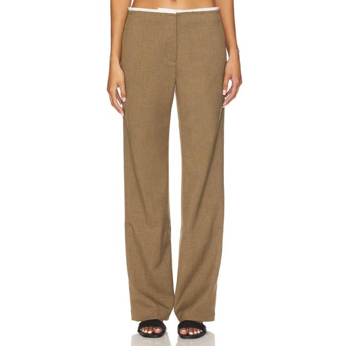 Eaves 【 Lyla Decon Trouser Women Olive 】 レディース olive オリーブ