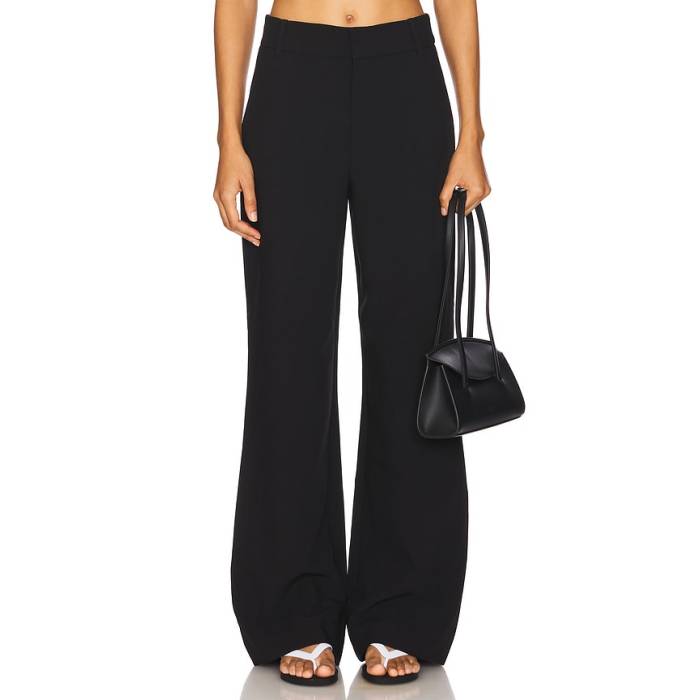 Favorite Daughter 【 The Jones Wide Leg Pant Women Black 】 ズボン下 レディース 黒いこと 黒いこと